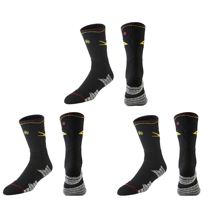 Veidoorn Towel Bottom Compression Socks – Breathable Non-Slip Grip for Athletes