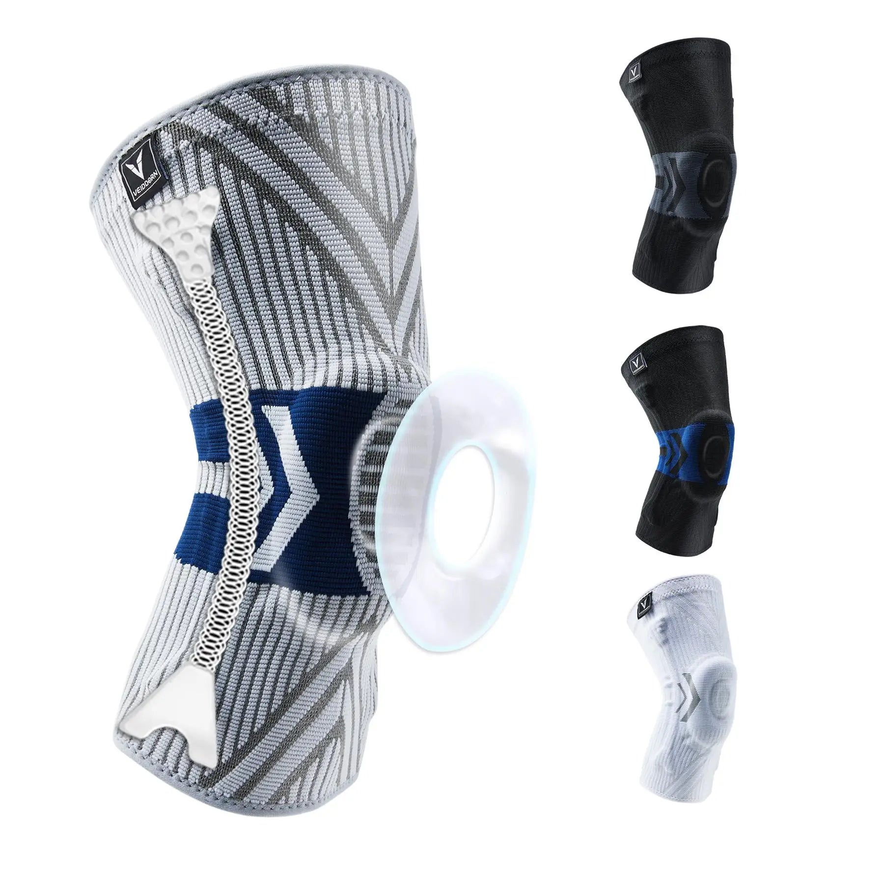 Veidoorn Knee Support 2023 – Enhanced Stability with Silicone Spring