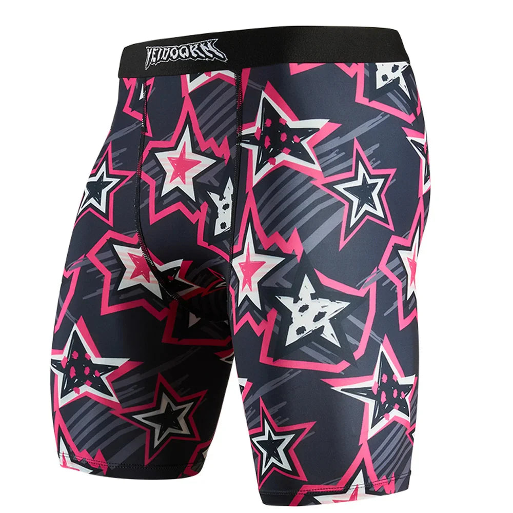 Veidoorn Men's Compression Shorts – Quick-Dry Breathable Activewear