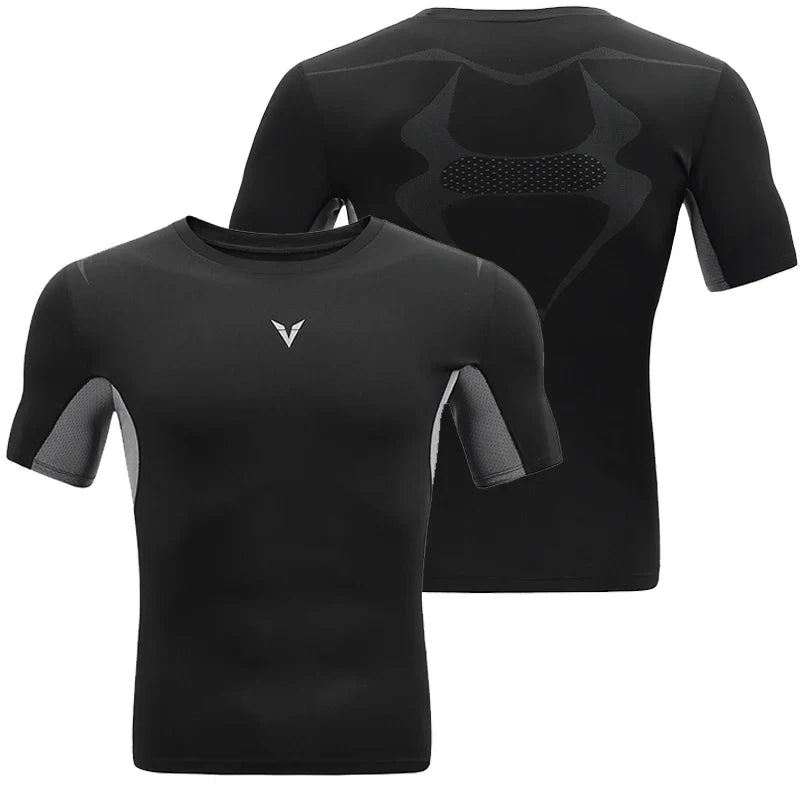 Veidoorn Men Fitness Bodybuilding T-Shirt – Quick Dry Compression Performance