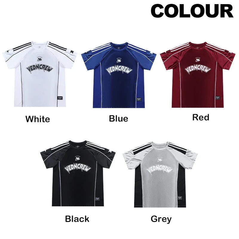 Veidoorn Summer Basketball Jersey – Breathable Quick Dry Mesh Workout Tee