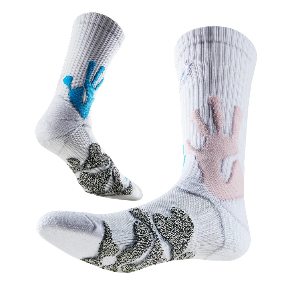 Veidoorn Athletic Crew Socks – Enhanced Comfort with Thicker Padding