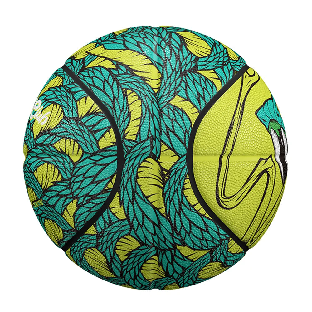 Veidoorn Pythons Printing Basketball Size 7 – High Quality Rubber for Indoor and Outdoor Play