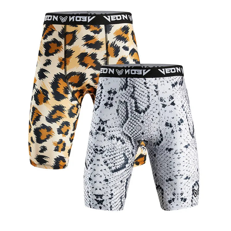 Veidoorn Men's Compression Training Shorts – Quick-Dry Breathable Performance