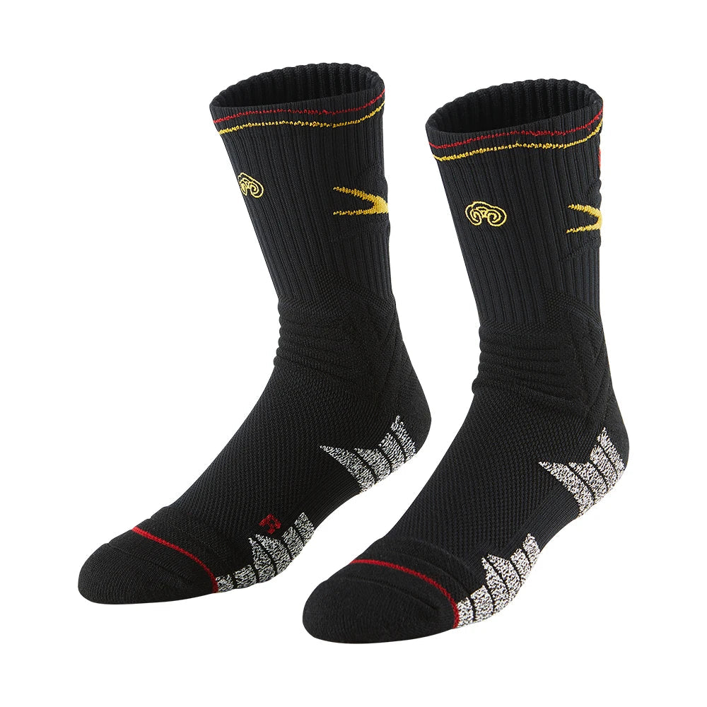 Veidoorn Towel Bottom Compression Socks – Breathable Non-Slip Grip for Athletes