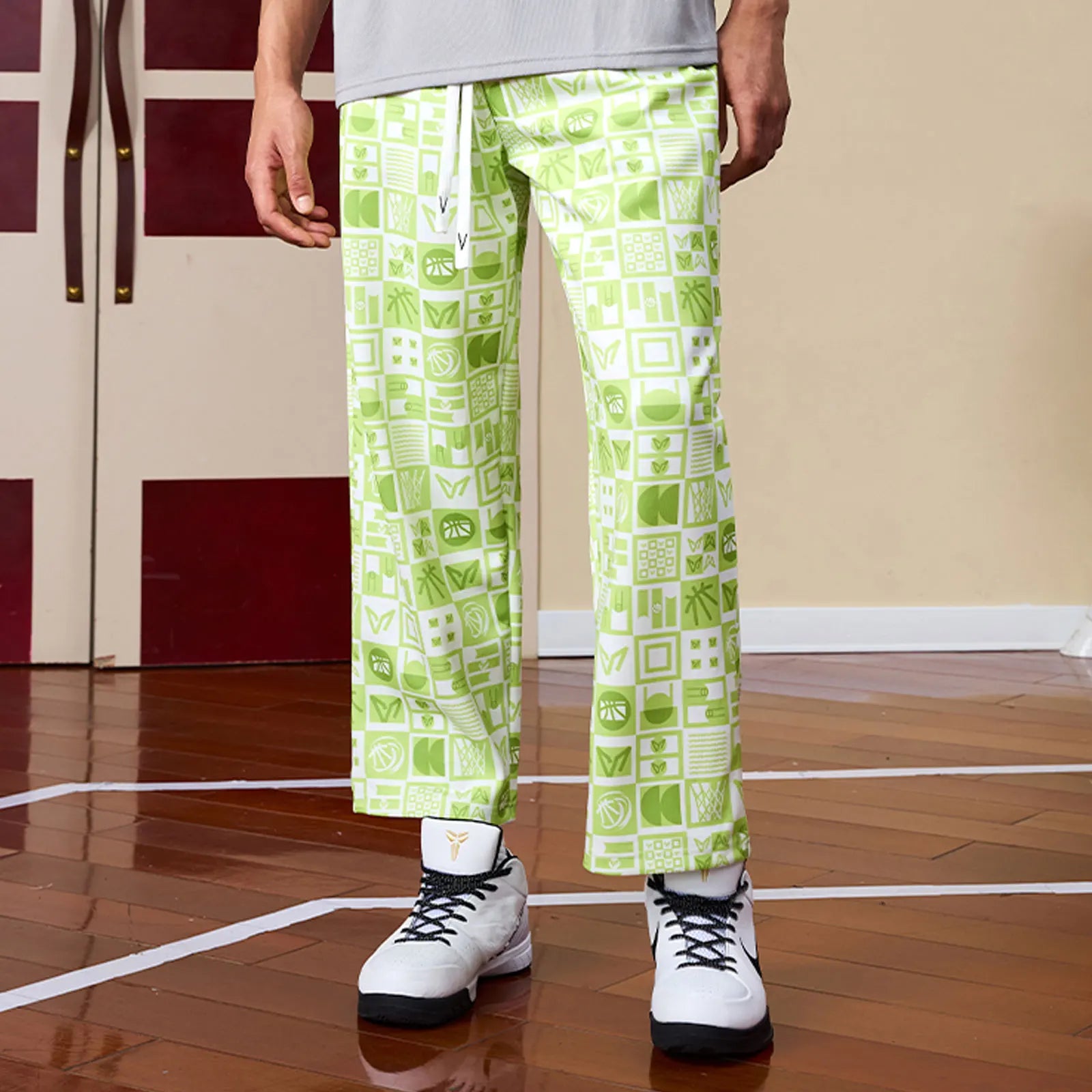 Veidoorn Breathable Sport Long Pants – Elastic Waistband for Comfortable Fit