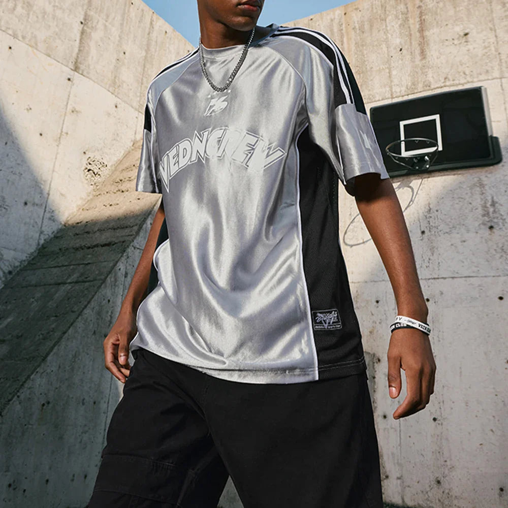 Veidoorn Summer Basketball Jersey – Breathable Quick Dry Mesh Workout Tee