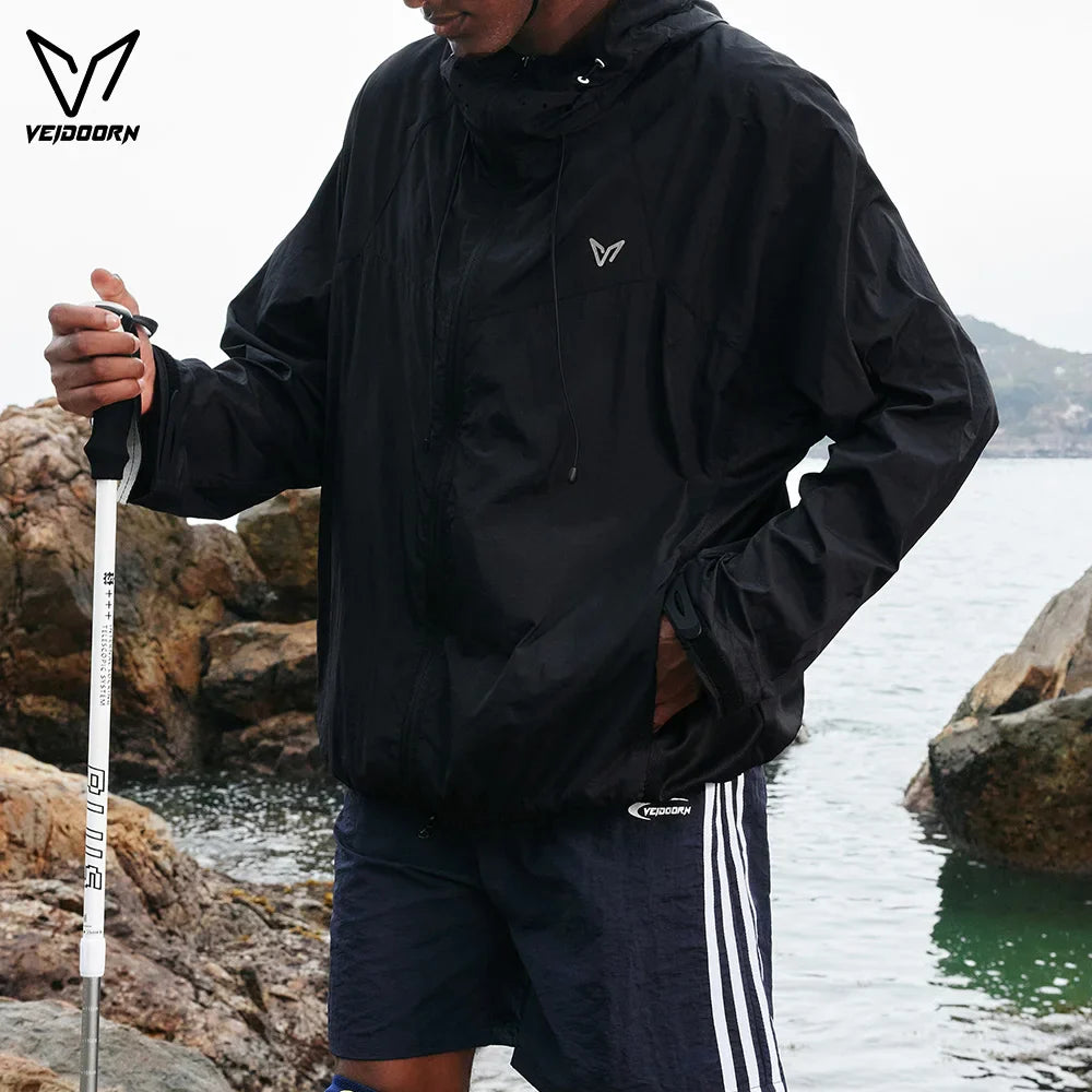 Veidoorn Outdoor Sun Protection Jacket – UPF 50+ Windproof and Lightweight