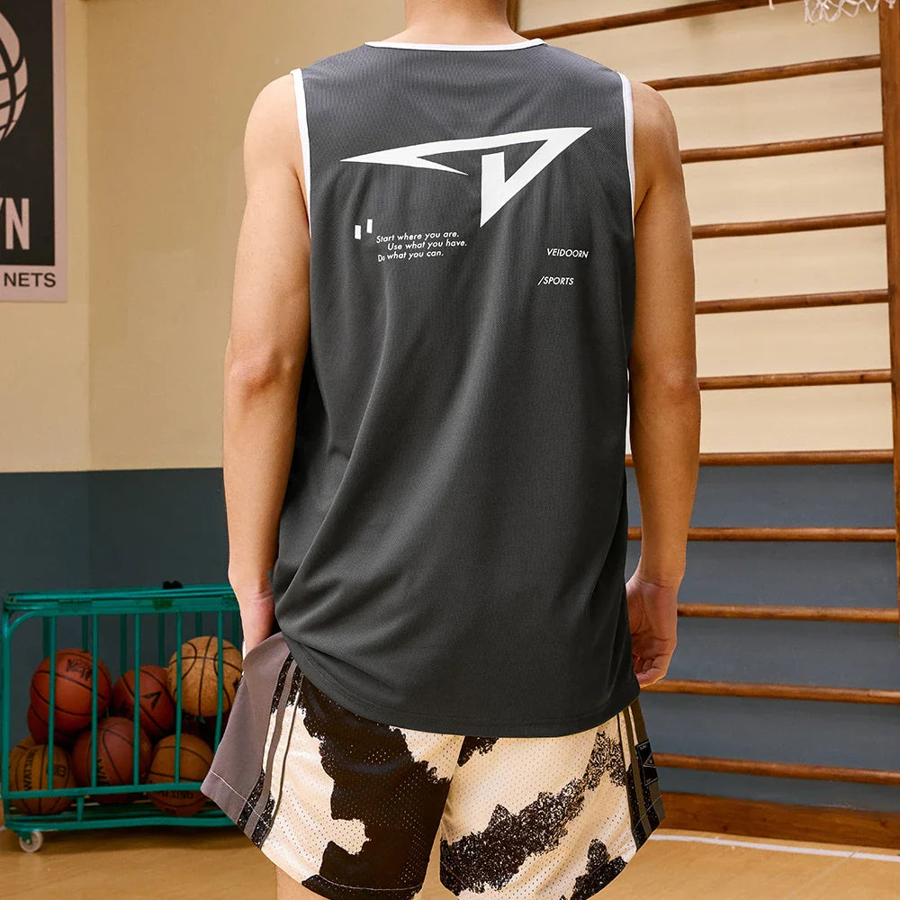 Veidoorn Summer Sleeveless Sport Tank Top – Breathable Quick Dry Fabric