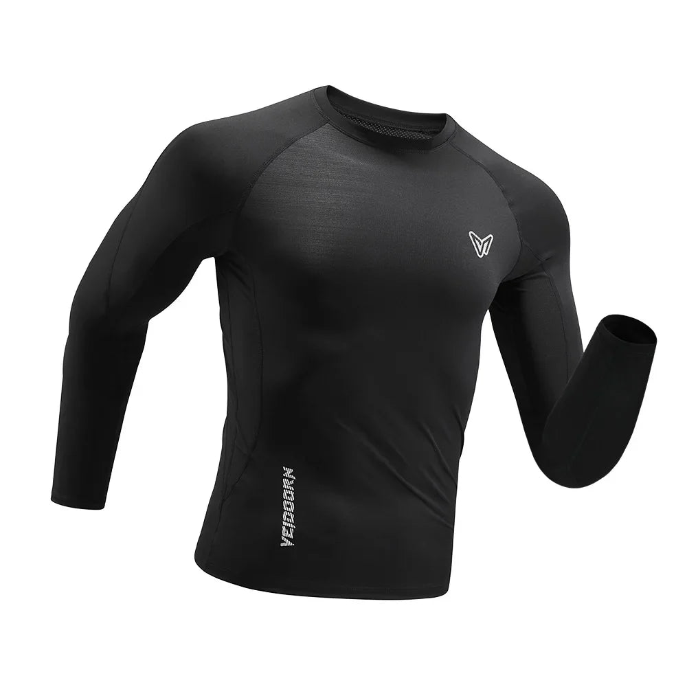 Veidoorn High Quality Compression Shirts – Breathable Mesh Fabric